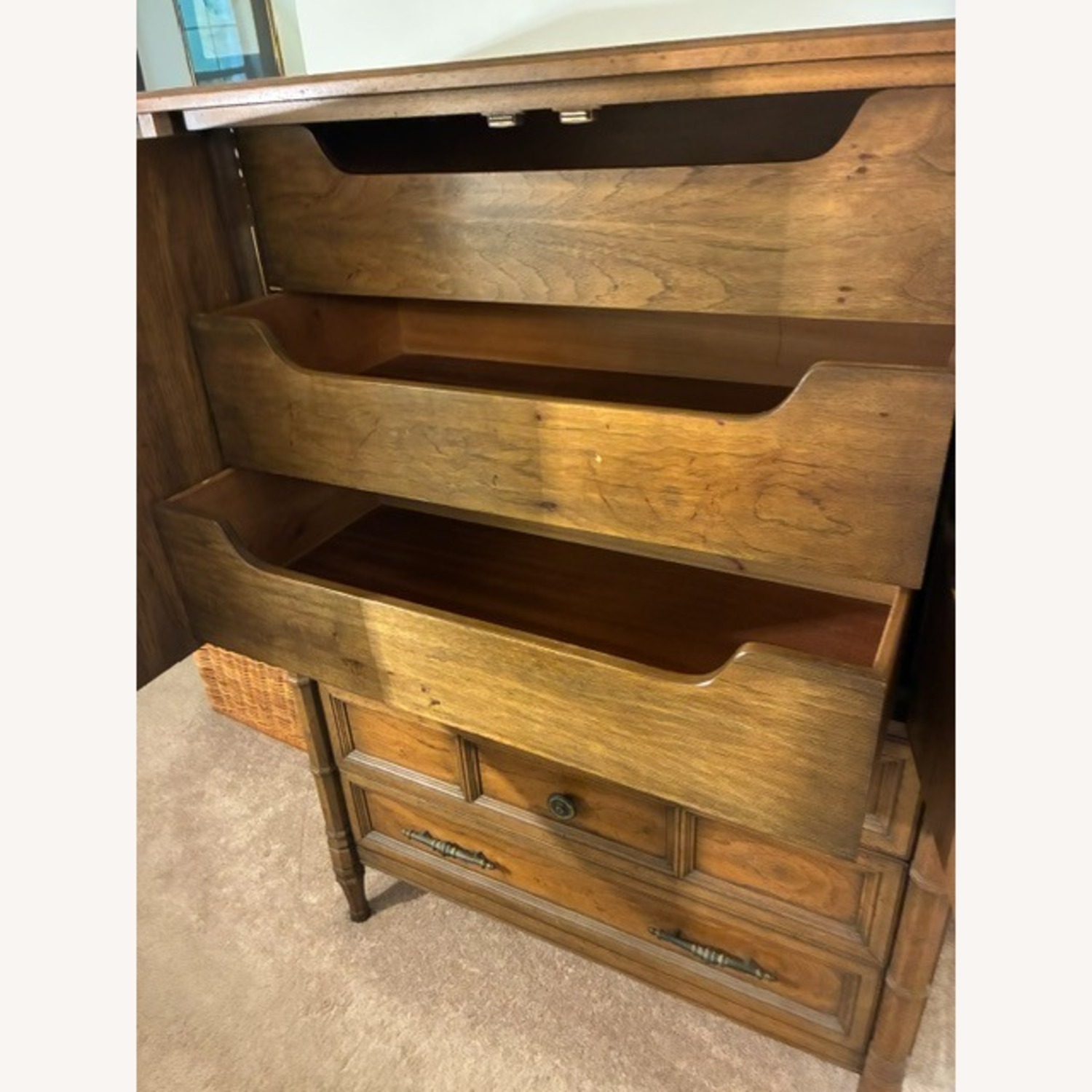 Solid Wood Chest of Drawers - image-5