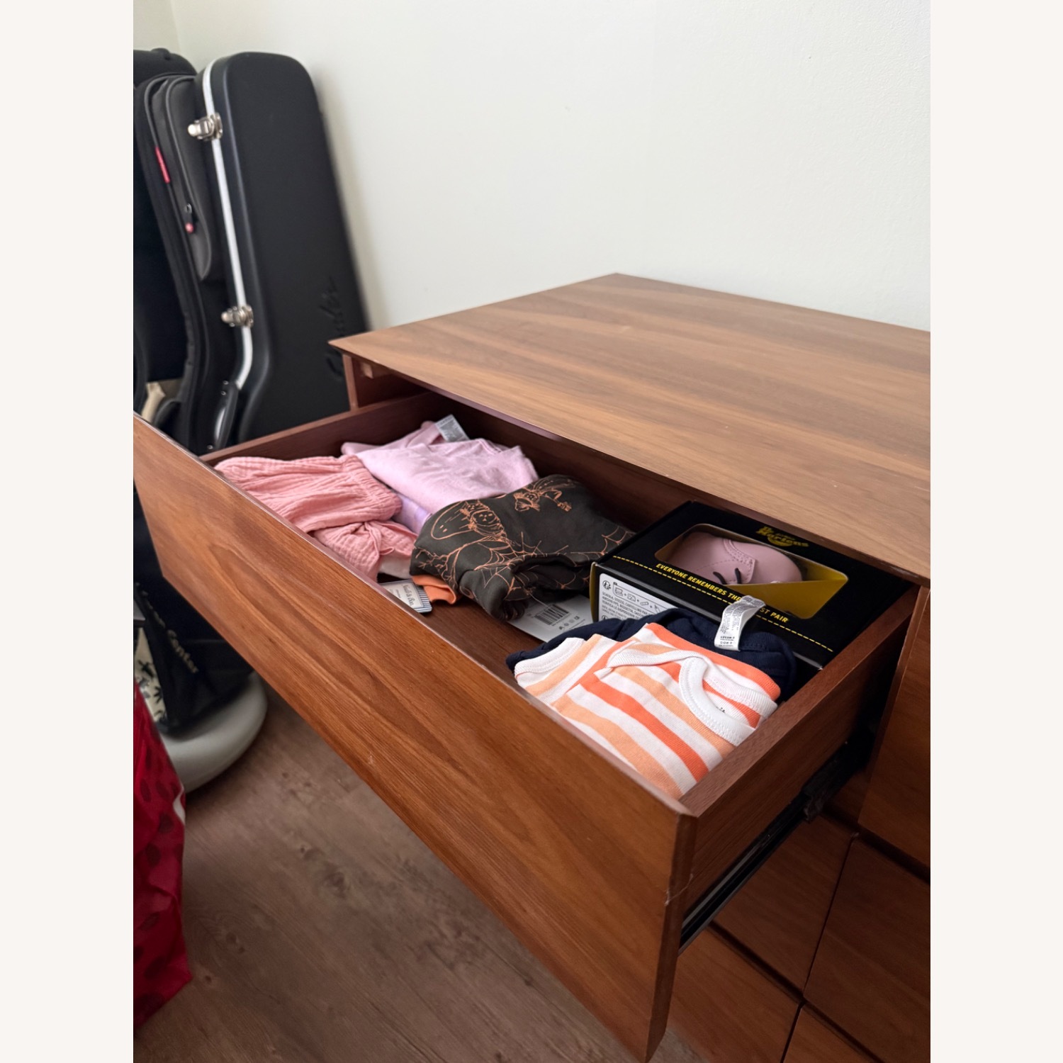 Modway Caima Dark Brown Wood Veneer Dresser - image-3