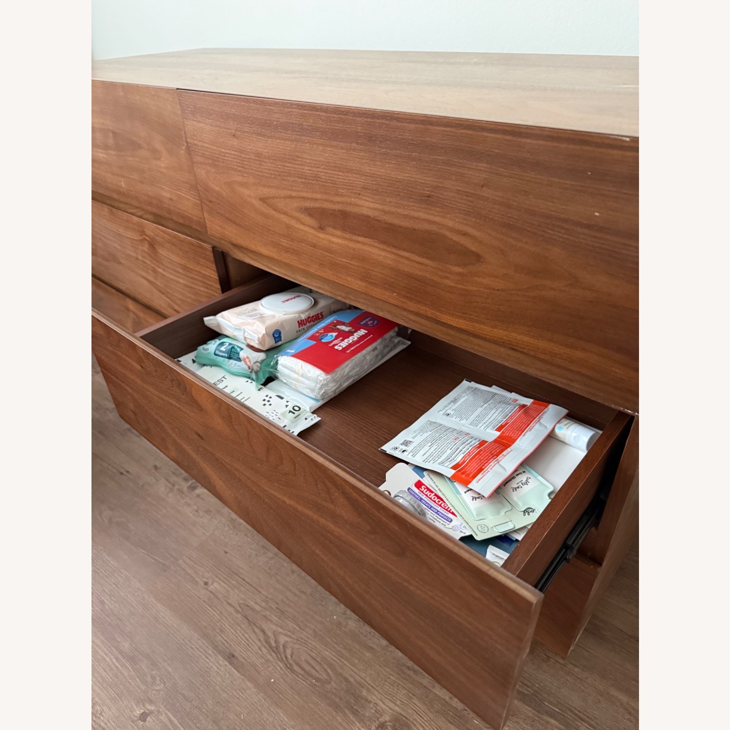 Modway Caima Dark Brown Wood Veneer Dresser - image-2