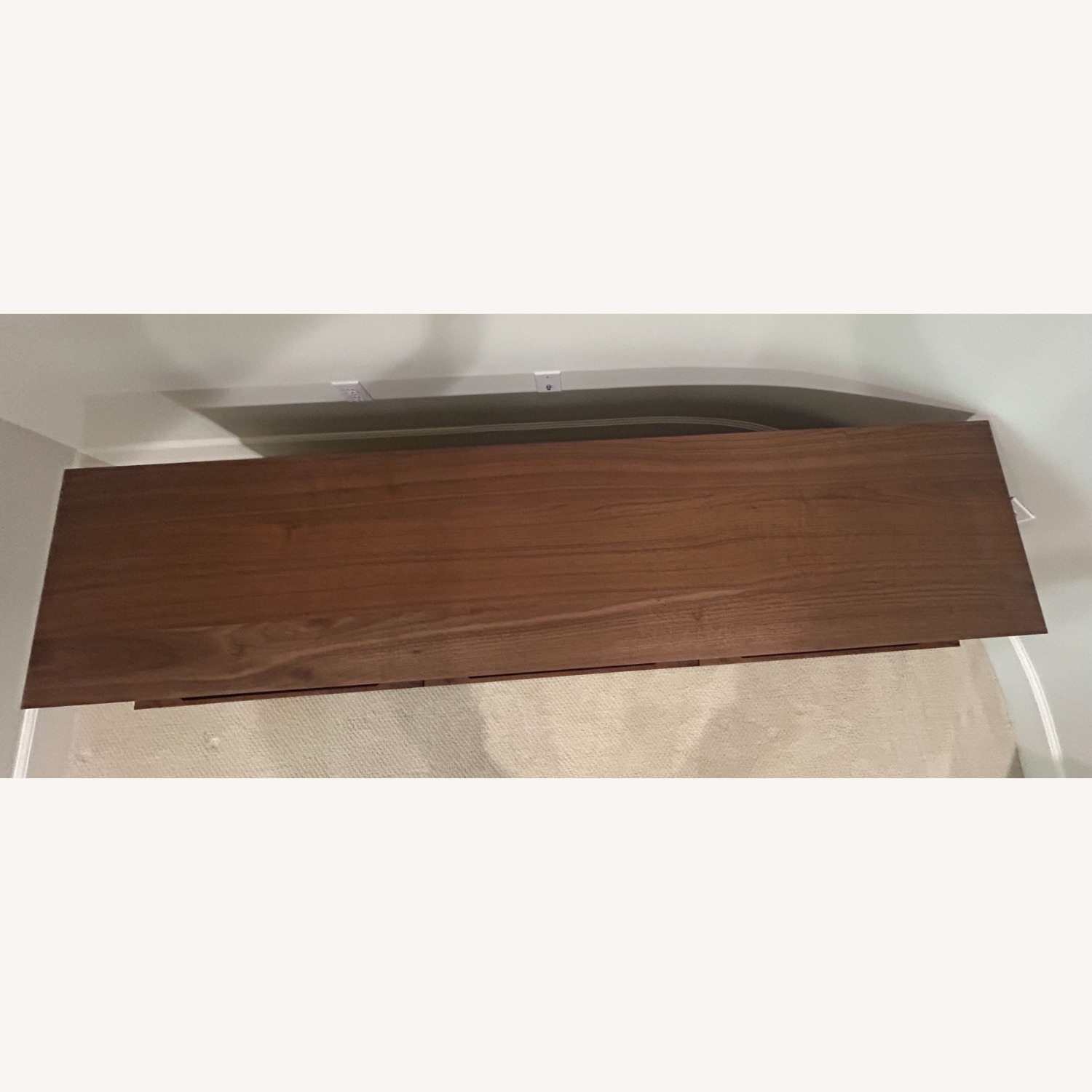 CB2 Chill Large Media Console Walnut Finish - image-9