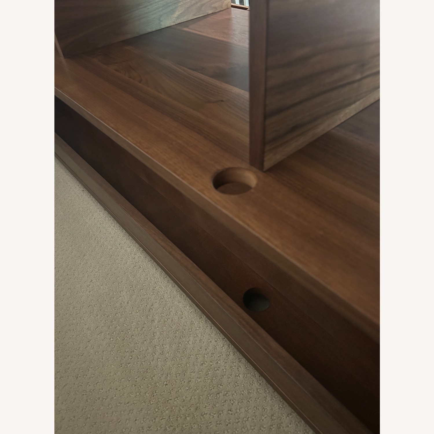 CB2 Chill Large Media Console Walnut Finish - image-5