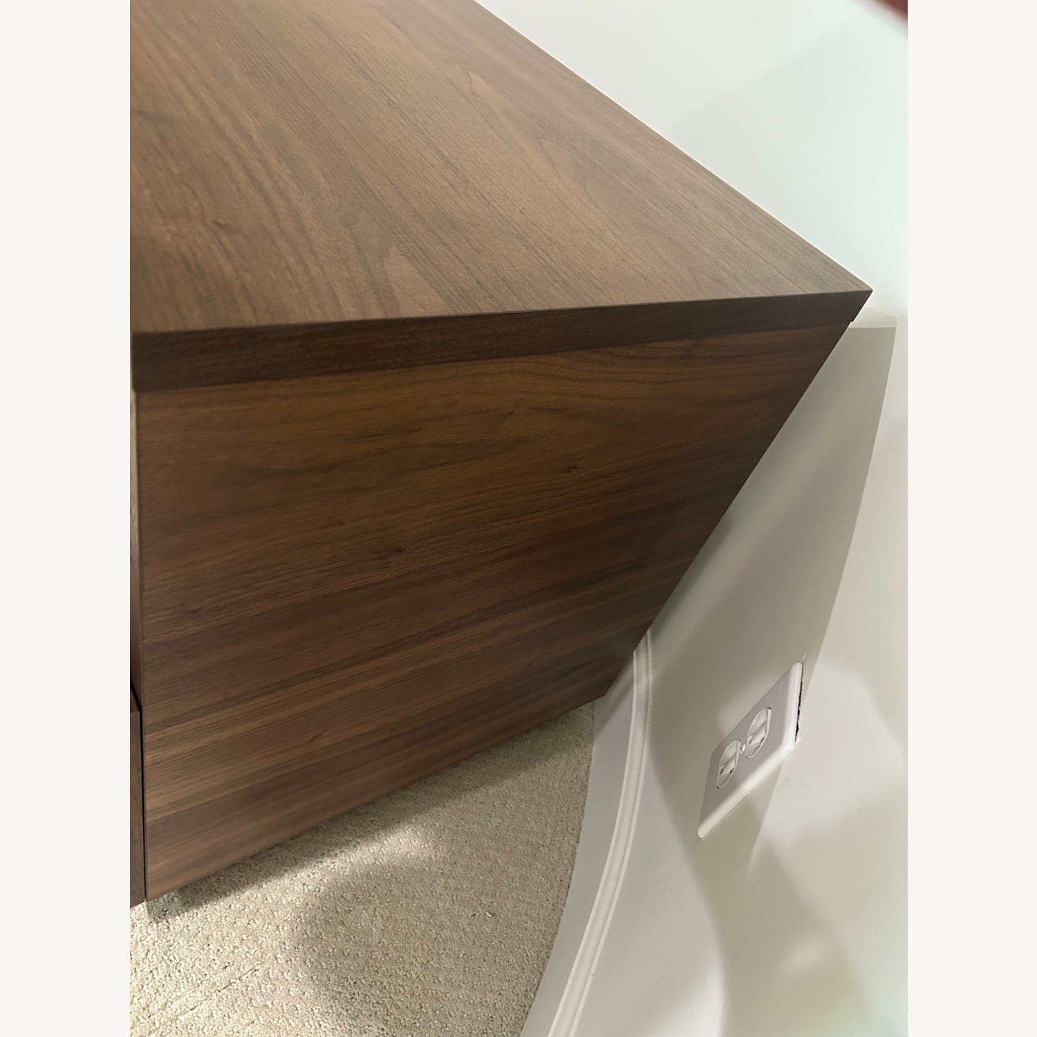 CB2 Chill Large Media Console Walnut Finish - image-7