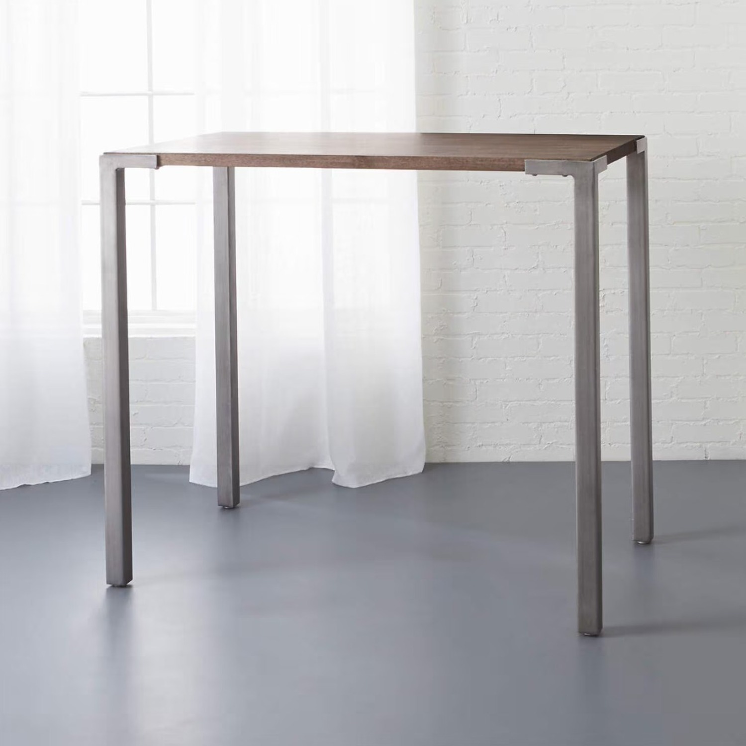 CB2 42" Stilt High Dining Table - image-1