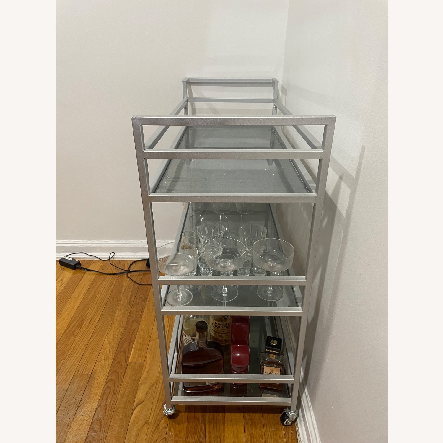 Silver Bar Cart  - image-2