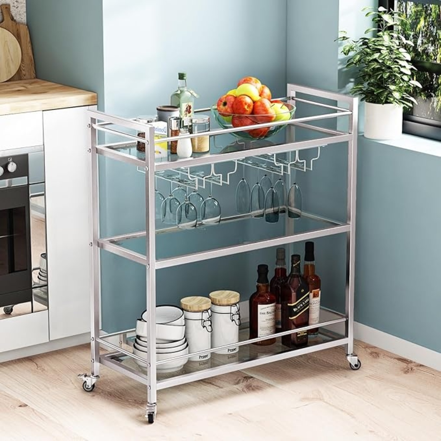 Silver Bar Cart  - image-4