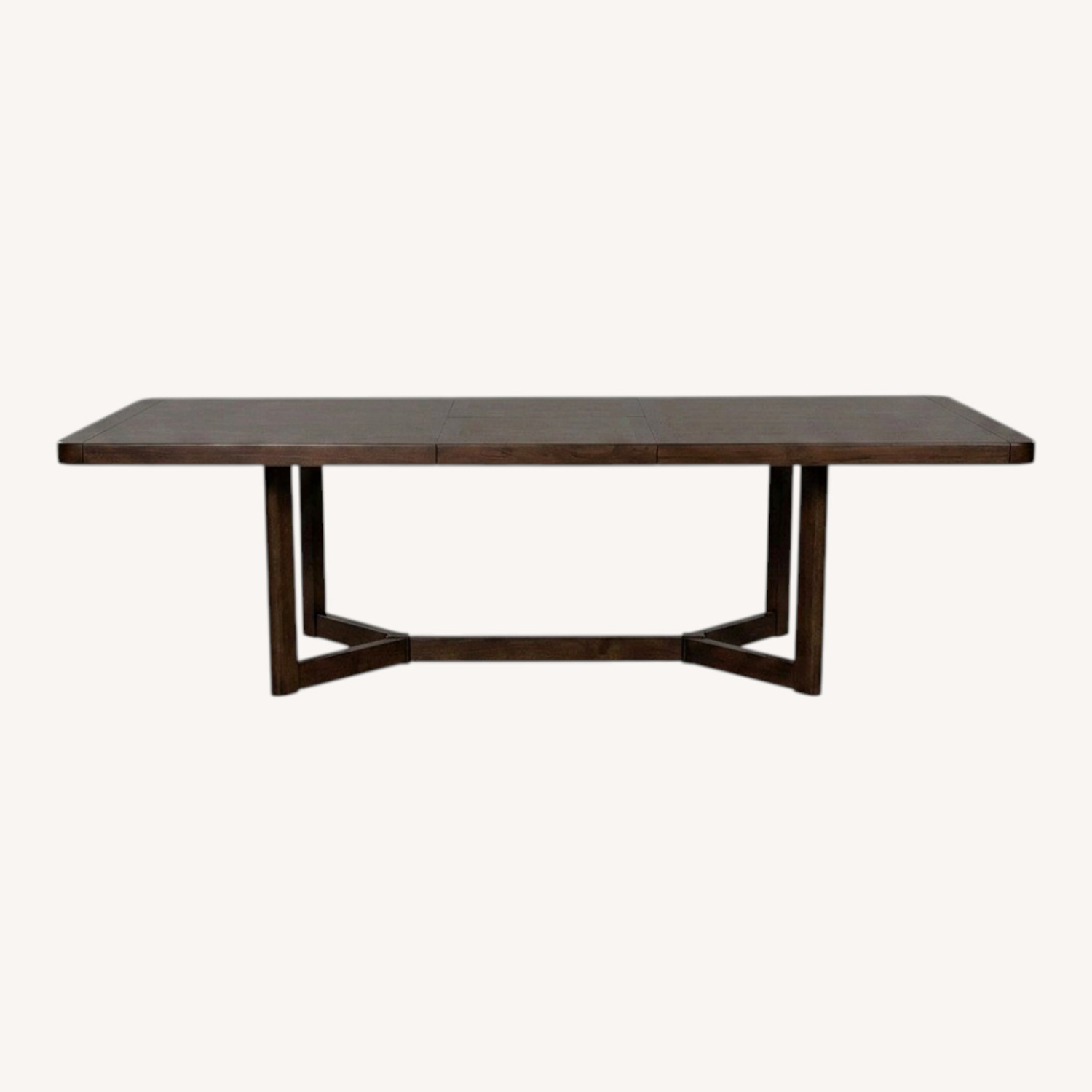 Ashley Furniture Dark Gray Wood Dining Table - image-0