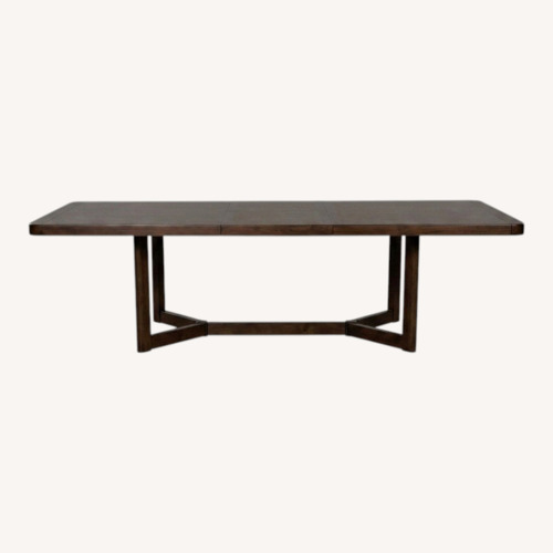 Used Ashley Furniture Dark Gray Wood Dining Table for sale on AptDeco