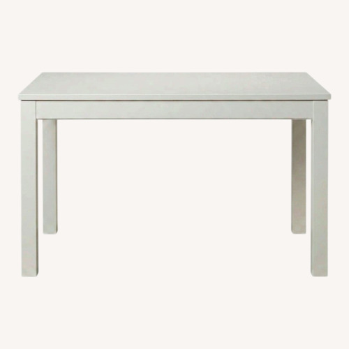 Used IKEA Laneberg White Wood Dining Table for sale on AptDeco