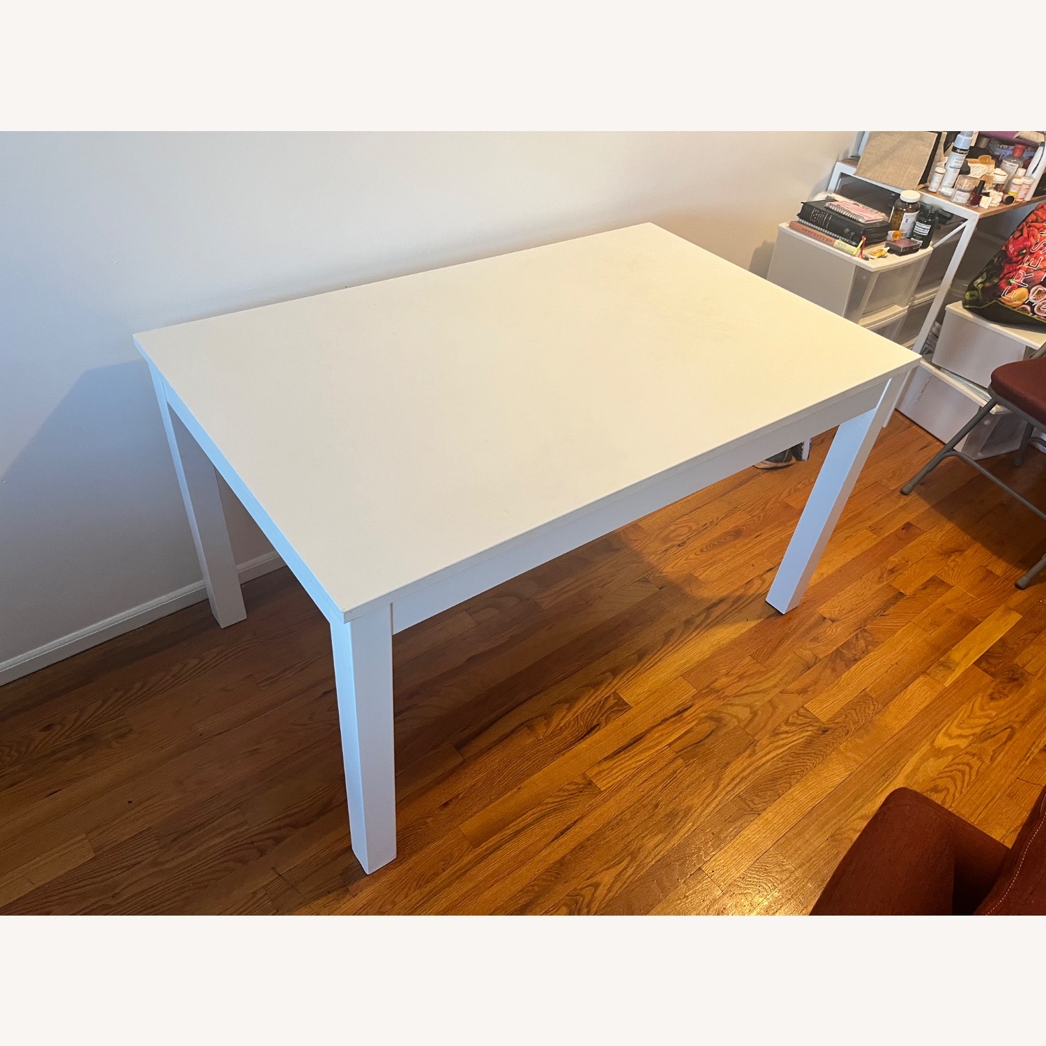 IKEA Laneberg White Wood Dining Table - image-3