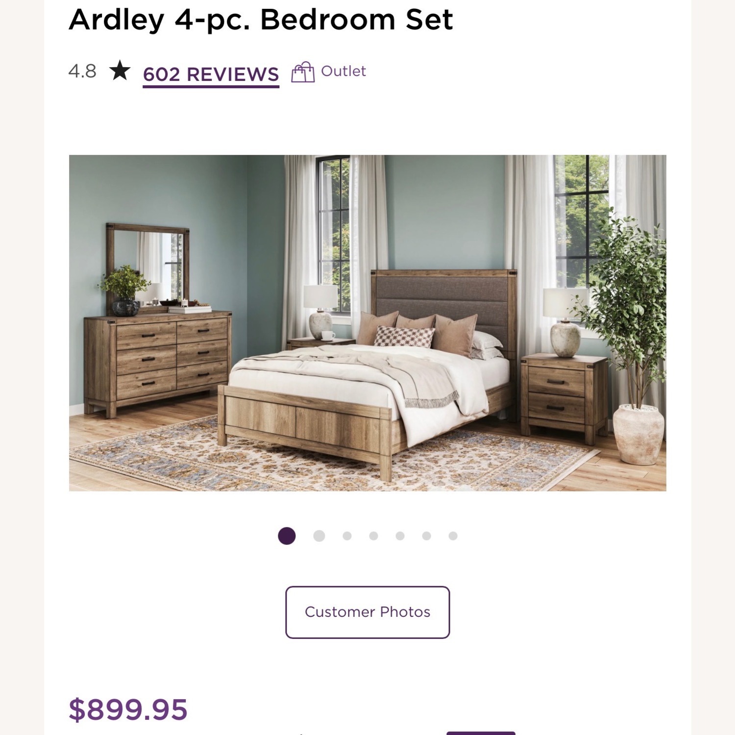 Raymour & Flanigan Ardley Bed  - image-1