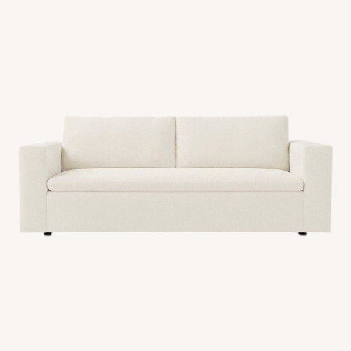 Used West Elm White Fabric Sleeper Sofa for sale on AptDeco