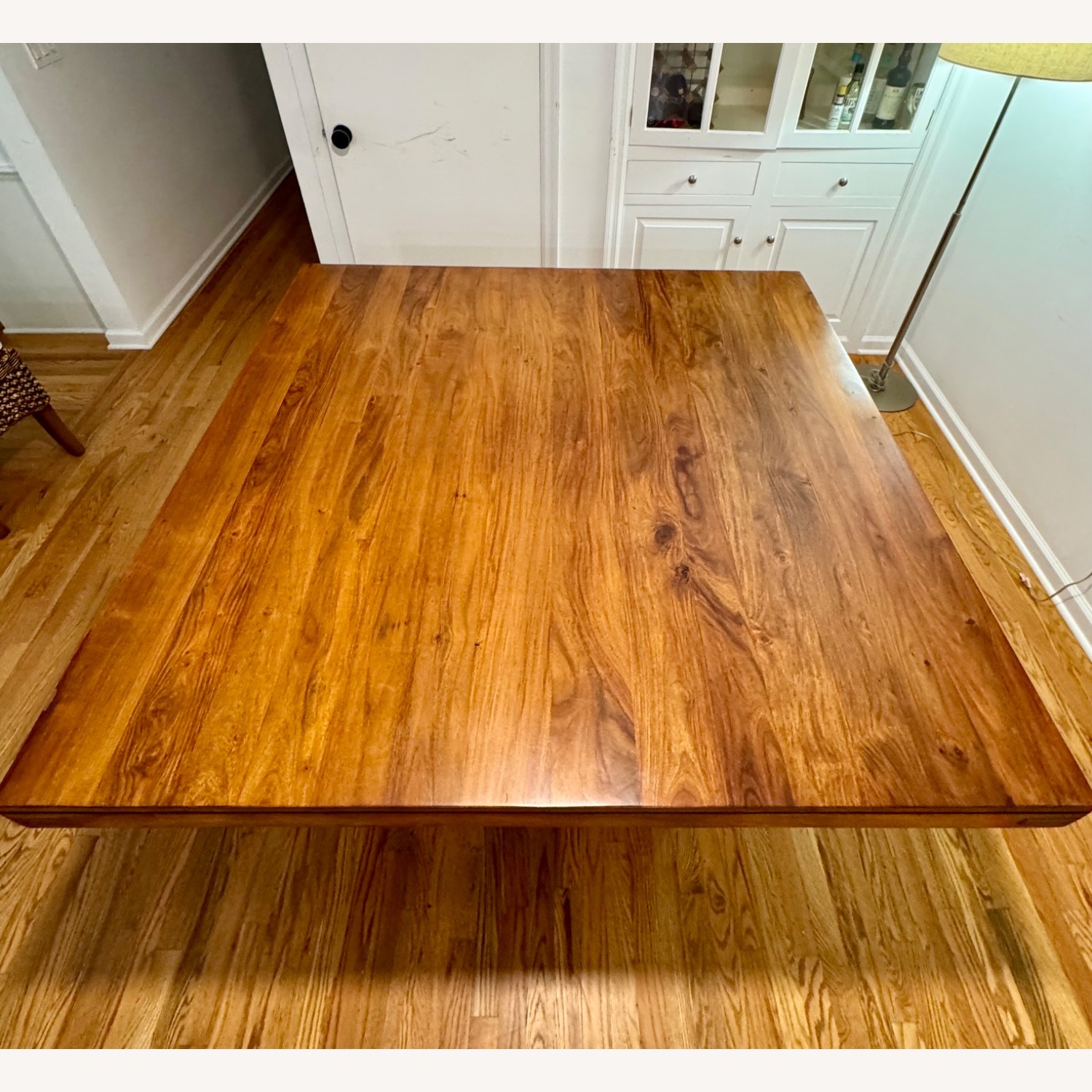 Dark Brown Wood Dining Table - image-2