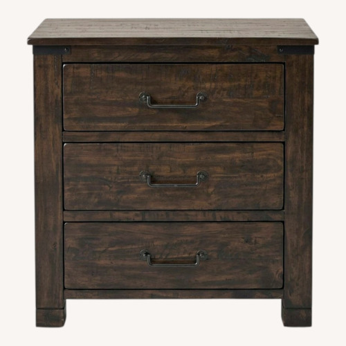 Used Dark Brown Wood Nightstands for sale on AptDeco
