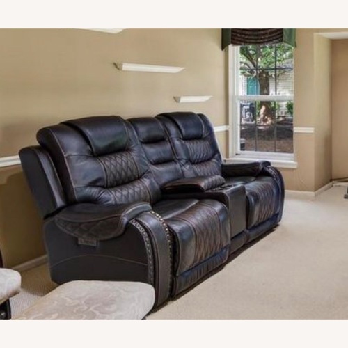 Used Bob's Discount Furniture Dark Brown 2 Seater Sofa for sale on AptDeco