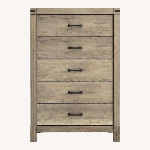 Used Raymour & Flanigan Light Gray Dresser for sale on AptDeco