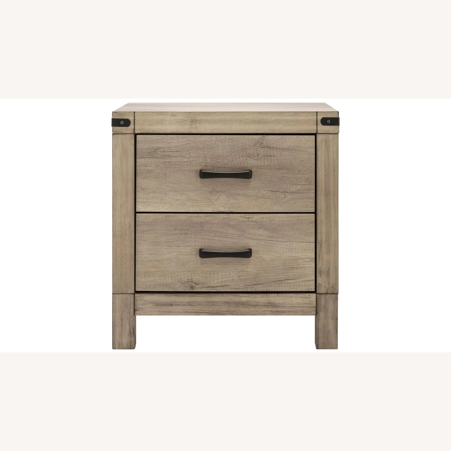 Raymour & Flanigan Light Gray Nightstand - image-4