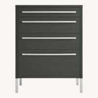 IKEA HADDAL Dark Brown Wood Dresser