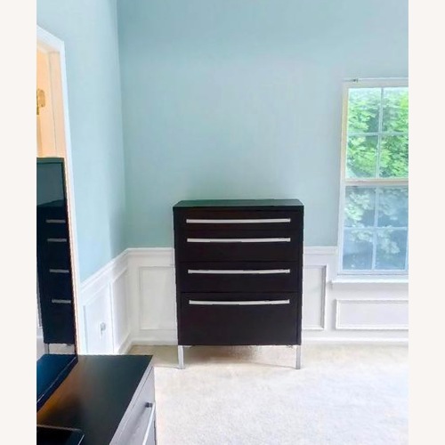 Used IKEA HADDAL Dark Brown Wood Dresser for sale on AptDeco