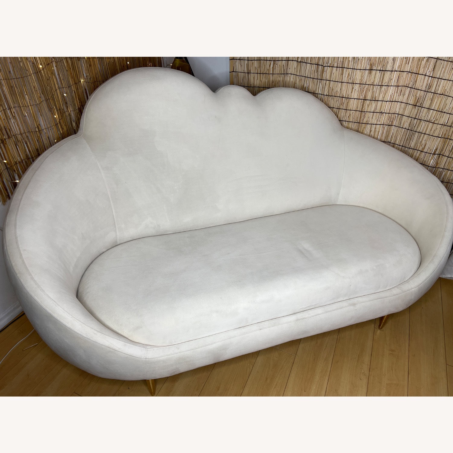 Jonathan Adler Natural Cotton Loveseat - image-5