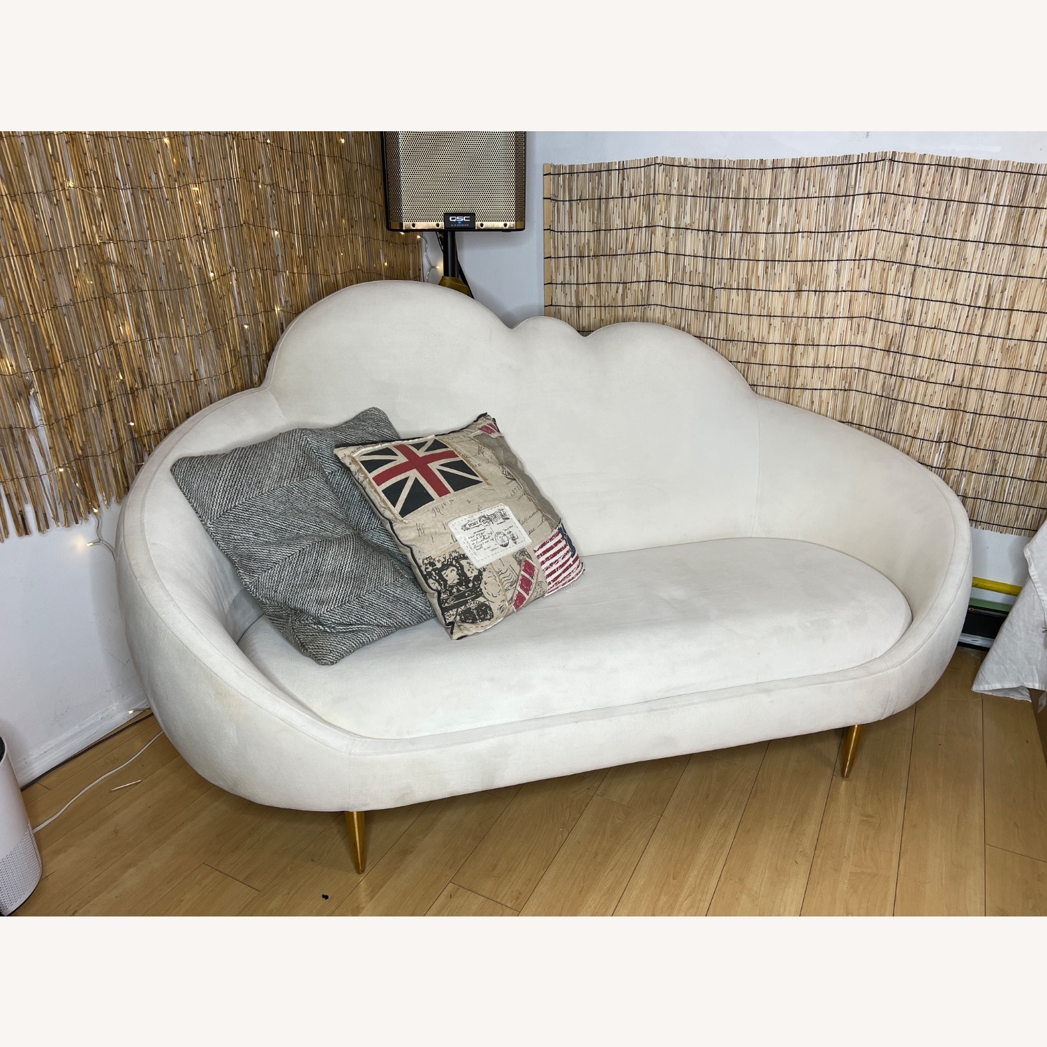 Jonathan Adler Natural Cotton Loveseat - image-1