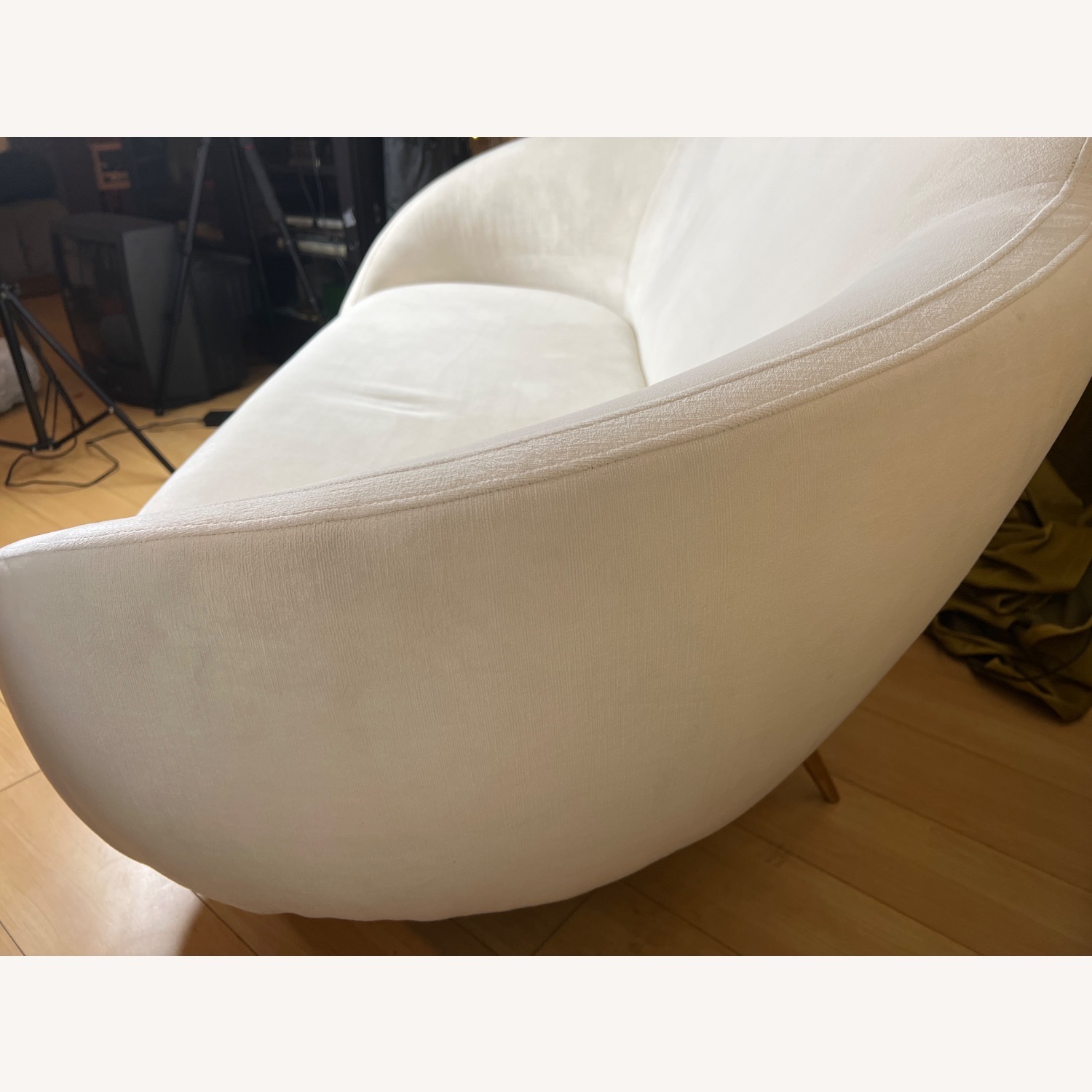 Jonathan Adler Natural Cotton Loveseat - image-8