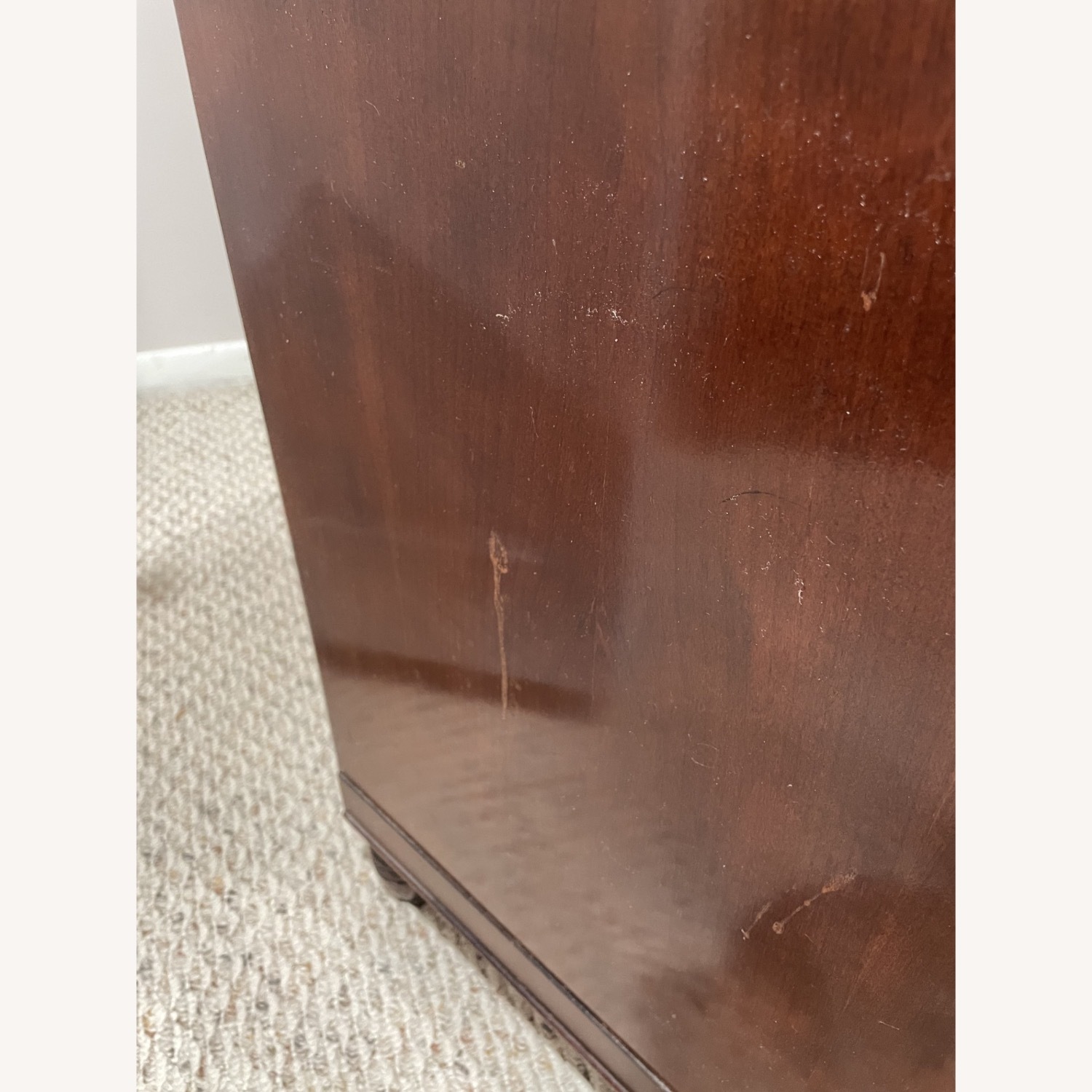 Baker Furniture Dark Brown Wood Nightstand - image-4
