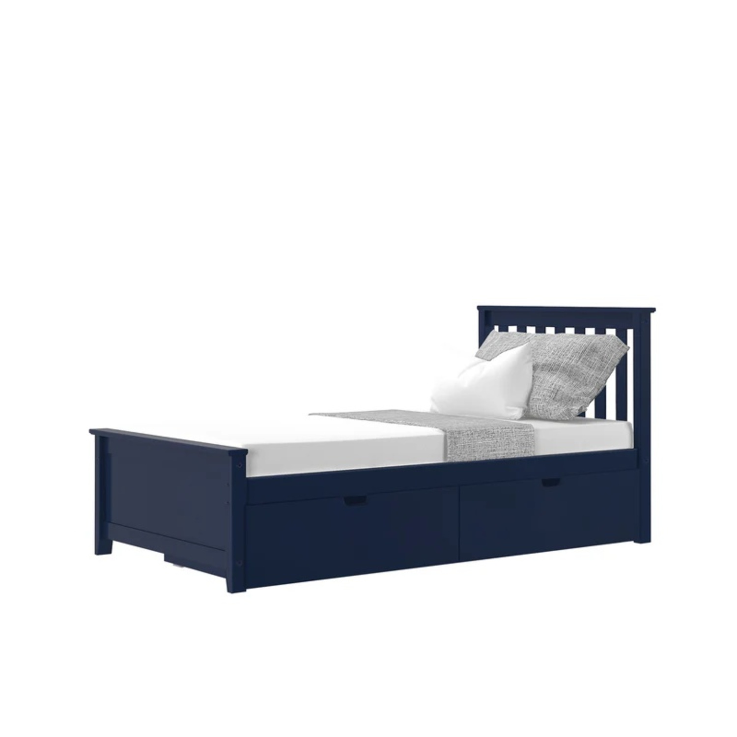 Max & Lily Twin Bed with Storage Drawers - image-4