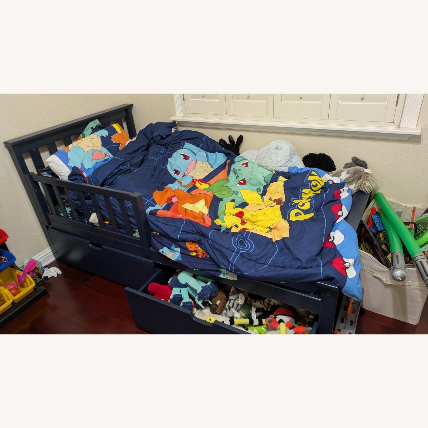 Max & Lily Twin Bed with Storage Drawers - image-2