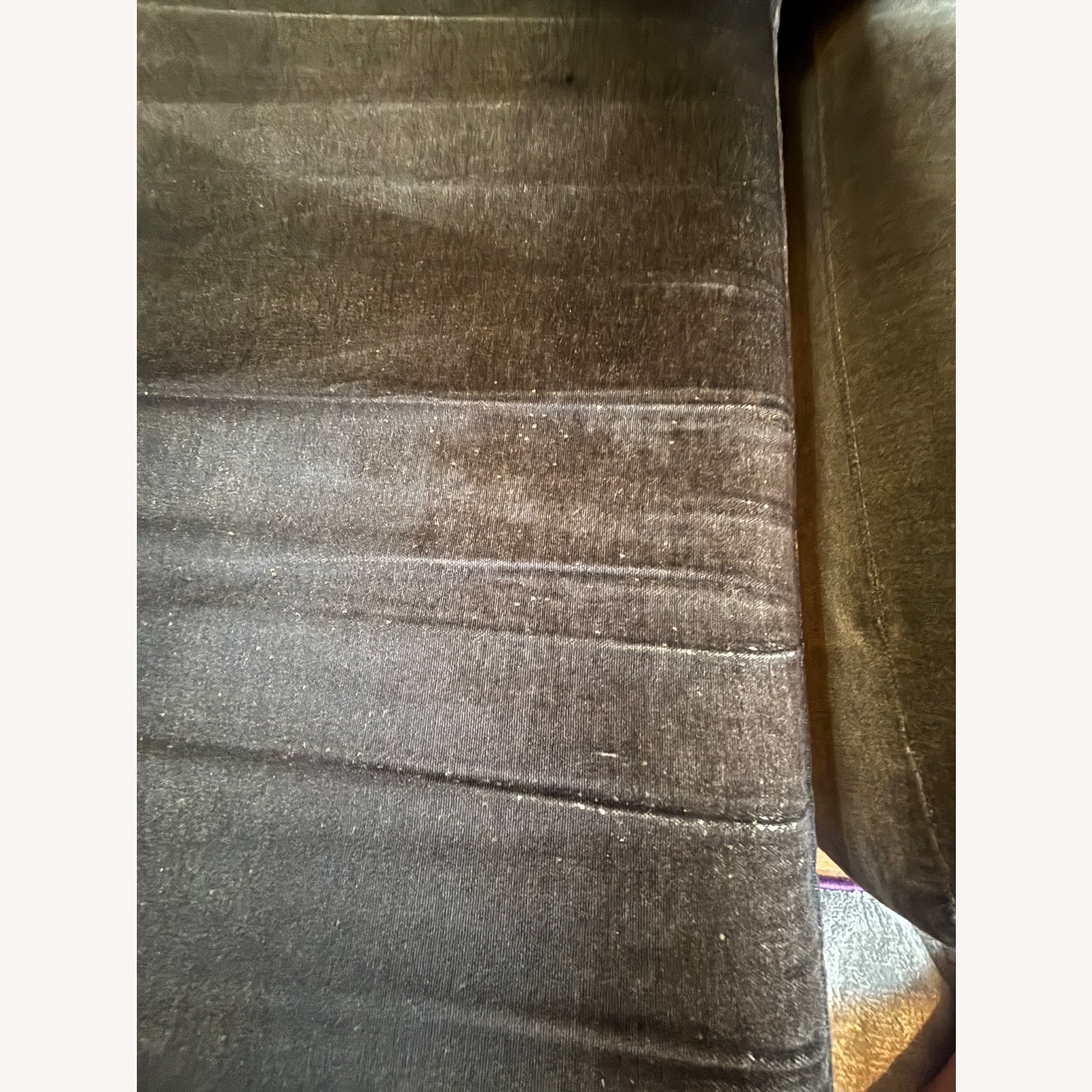 Crate & Barrel Dark Brown 2 Piece Sectional - image-2