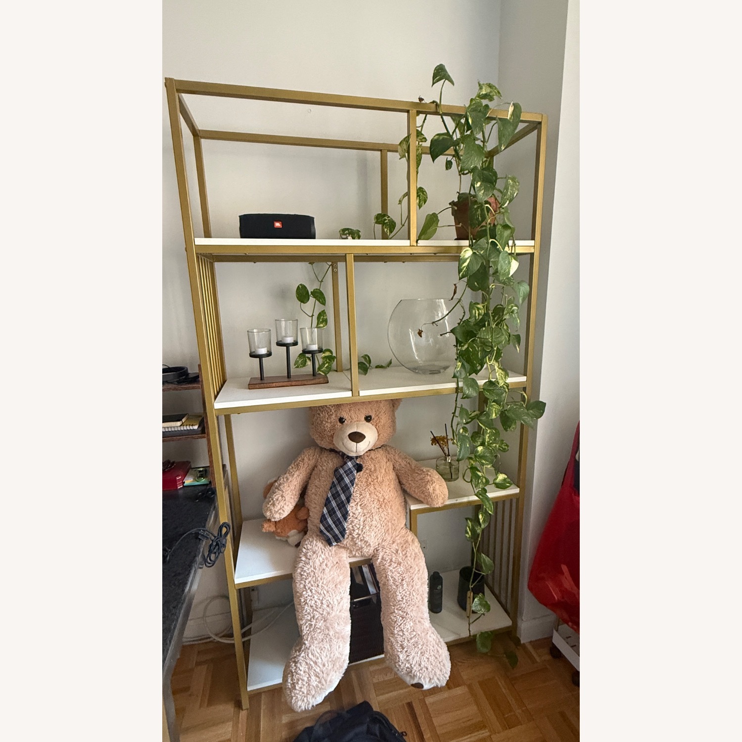 Gold Tone Bookshelf - image-2