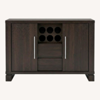 Wine / Liquor Cabinet with Sliding Doors