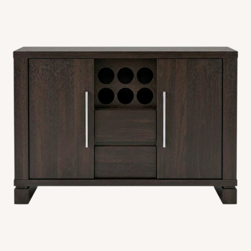 Used Wine / Liquor Cabinet with Sliding Doors for sale on AptDeco