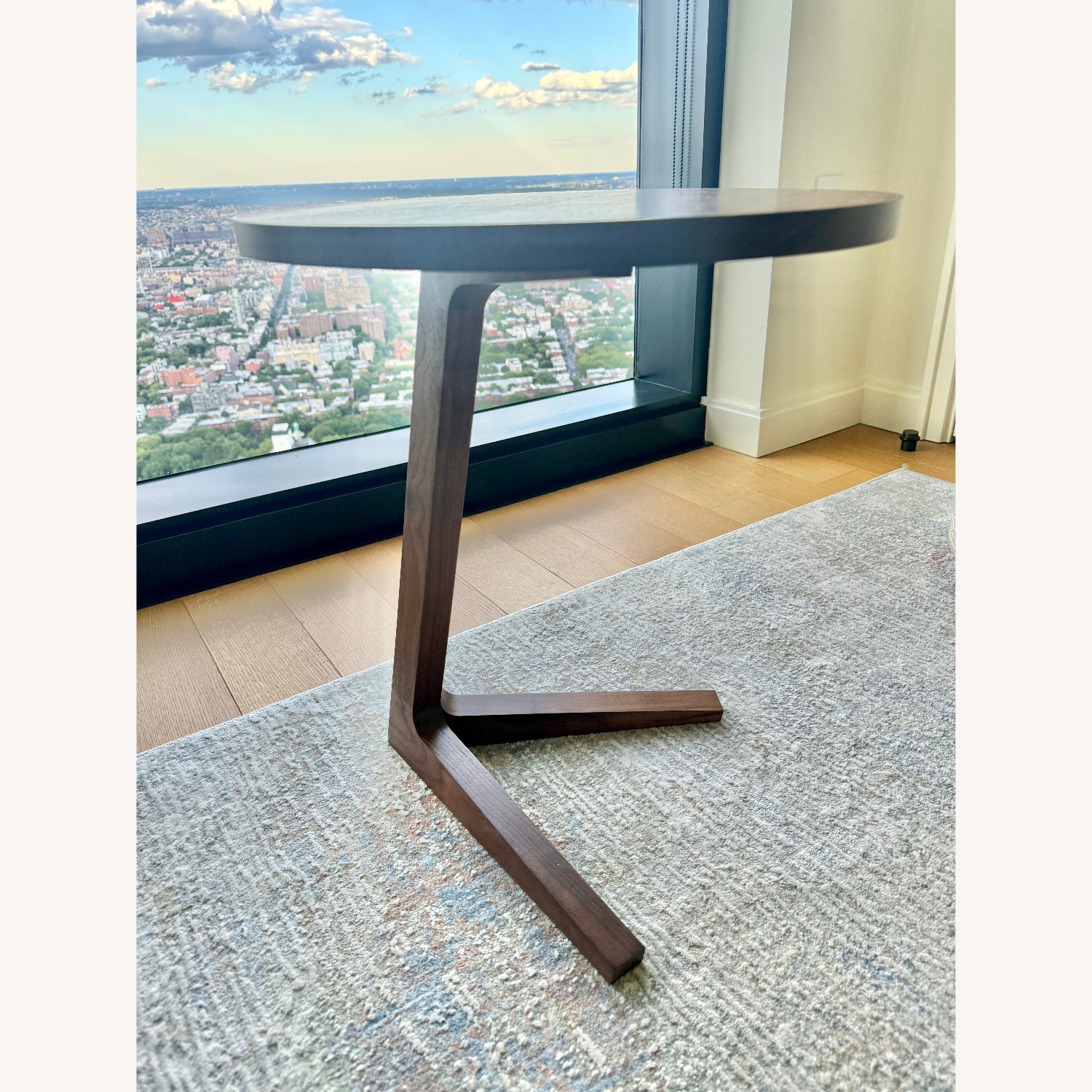 Case Furniture Cross Solid Walnut Side Table - image-3