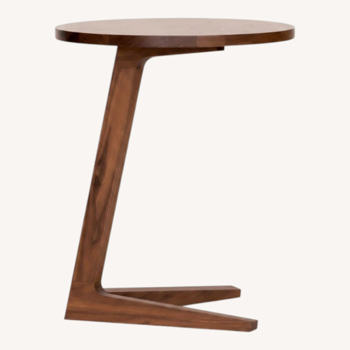 Used Case Furniture Cross Solid Walnut Side Table for sale on AptDeco