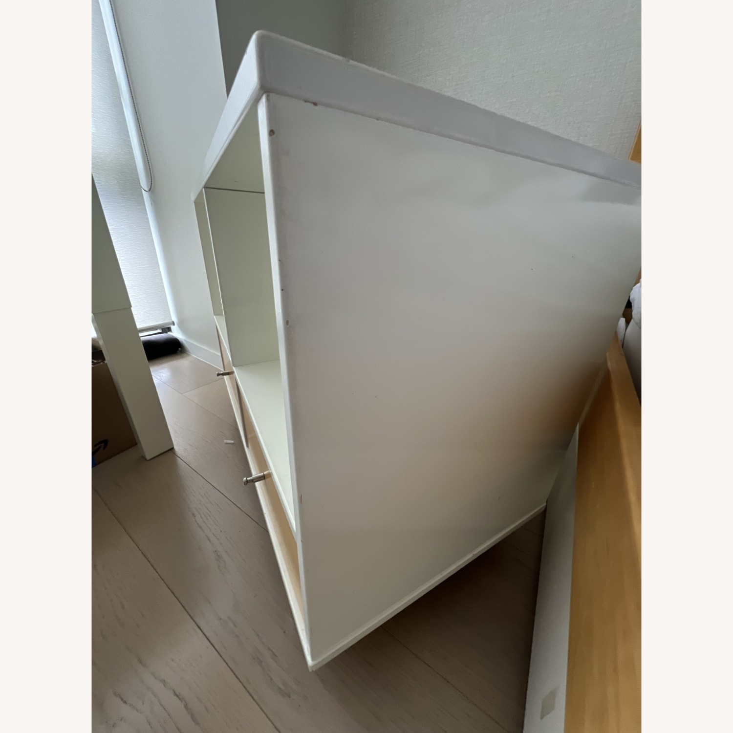 Room & Board Moda White Wool Bookcase - image-3