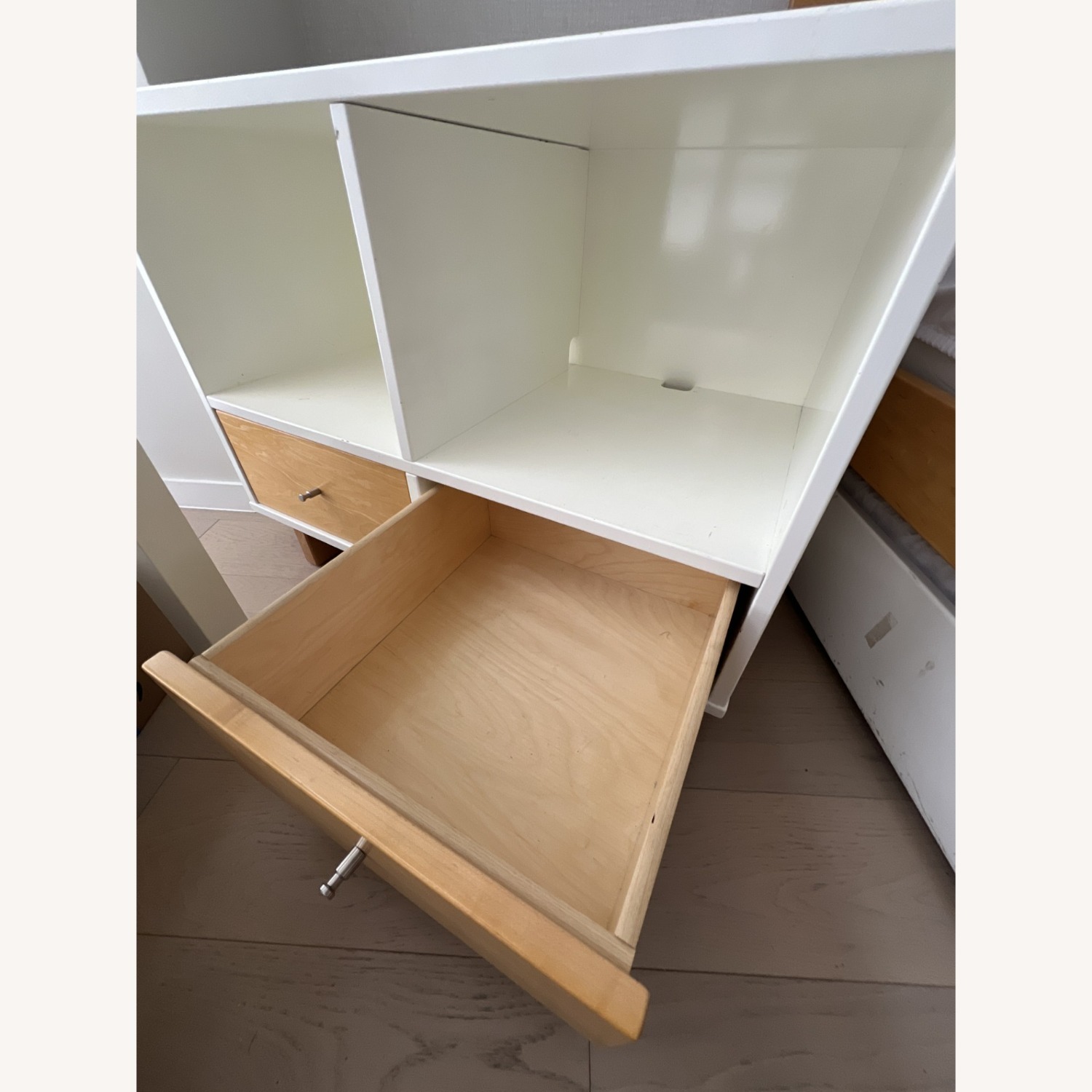 Room & Board Moda White Wool Bookcase - image-2