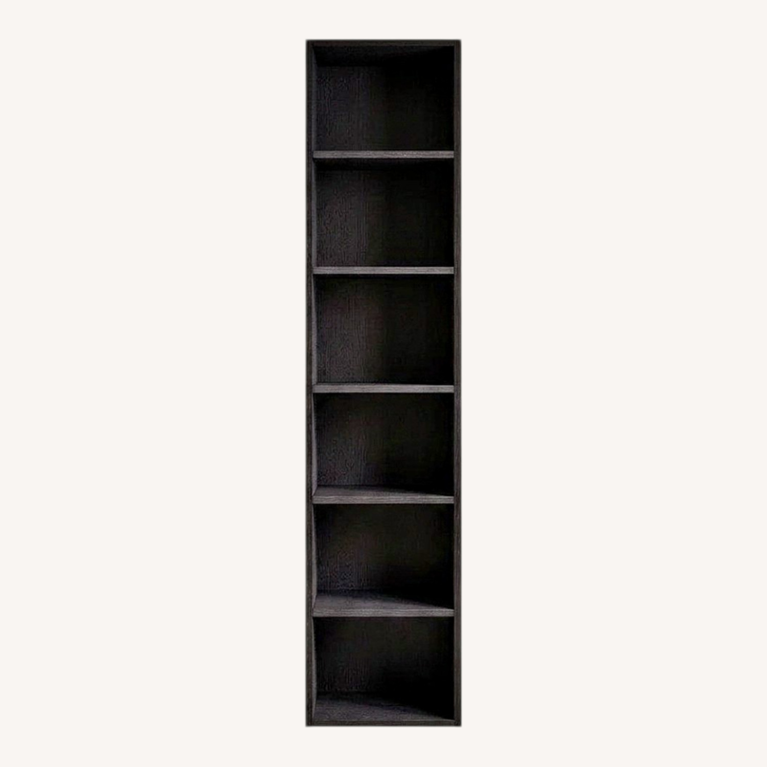 Wayfair Black 6 Shelf Narrow Bookcase - image-0