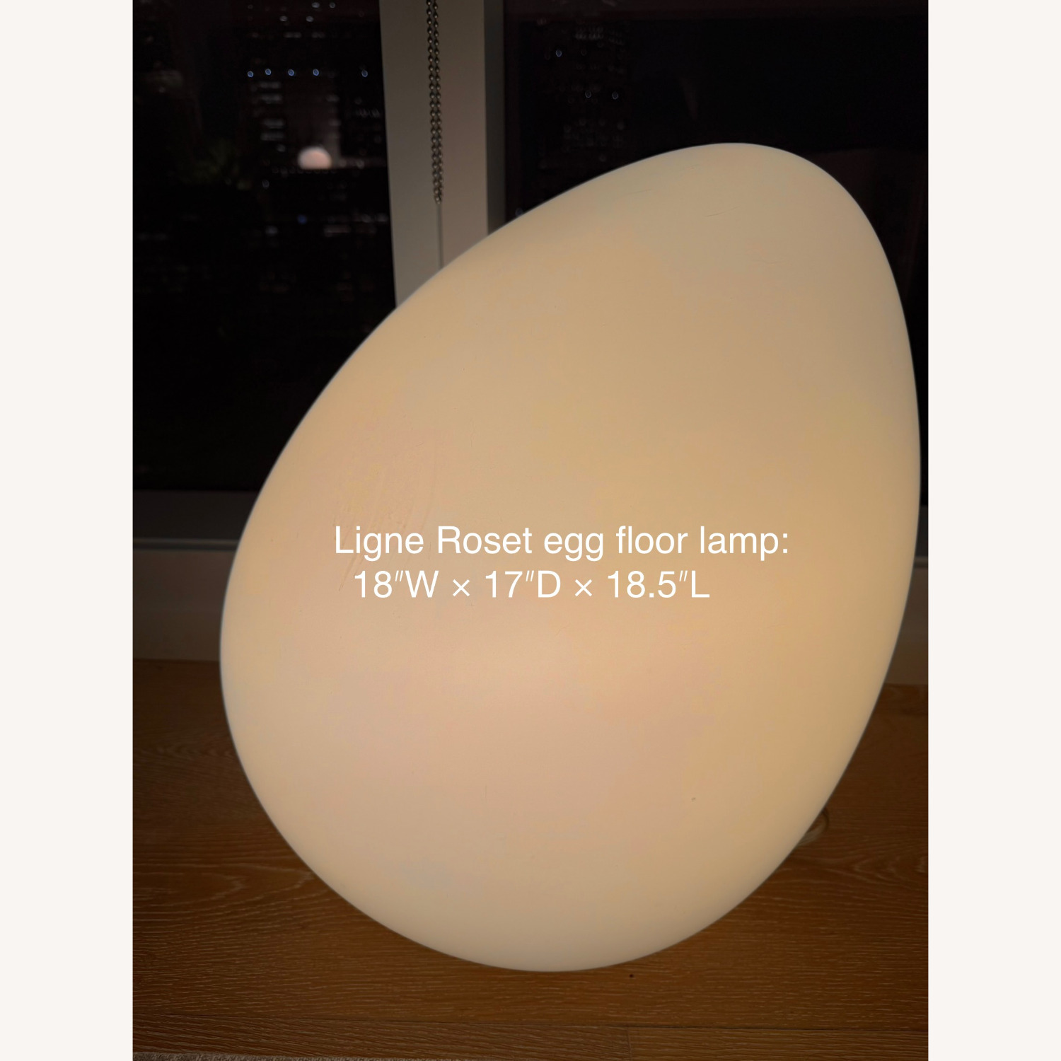 Ligne Roset Dolmen Glass Egg Floor Lamp - image-2