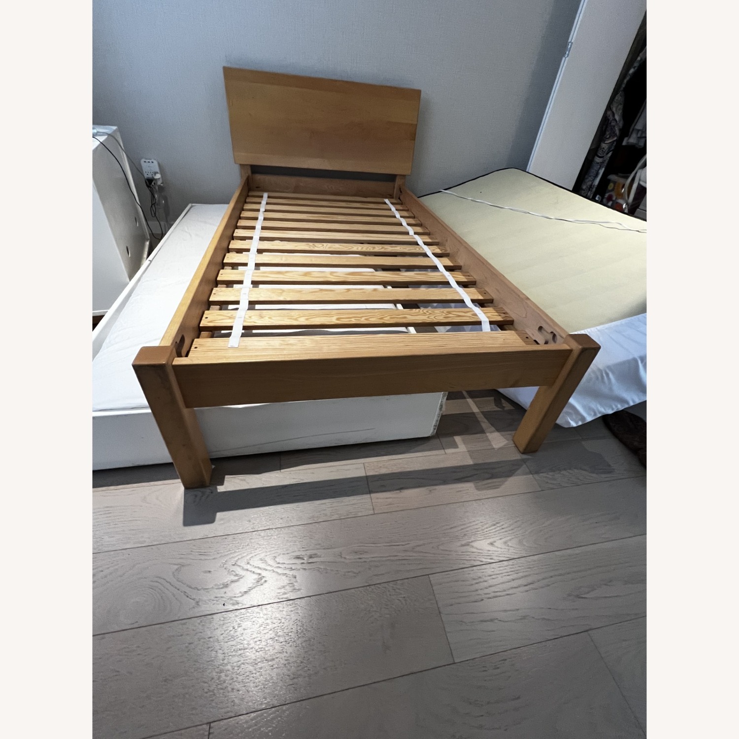 Room & Board Pogo White Wood Twin Bed - image-3