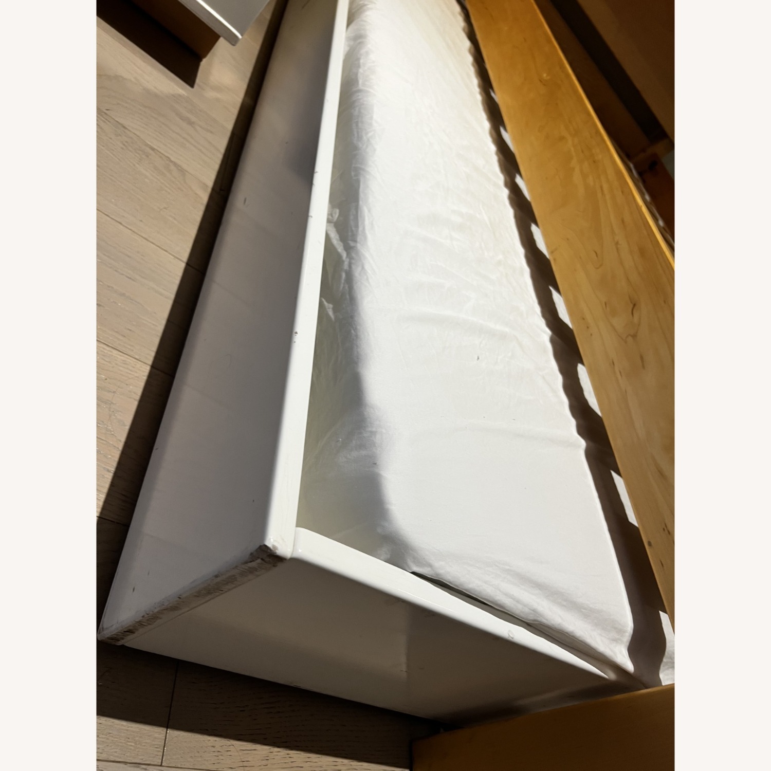 Room & Board Pogo White Wood Twin Bed - image-6