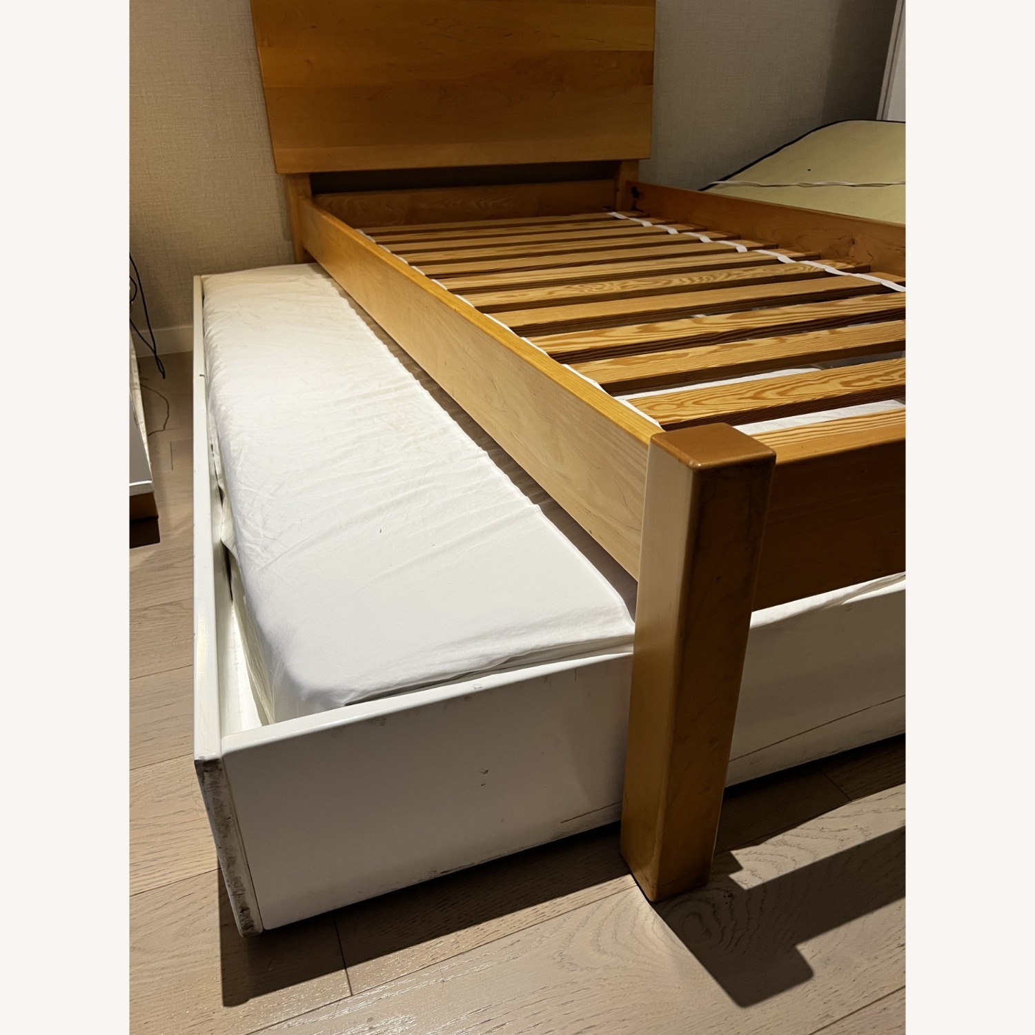 Room & Board Pogo White Wood Twin Bed - image-2