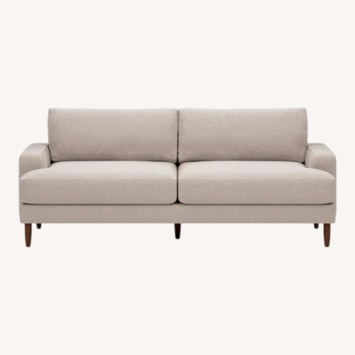 Used Burrow Light Gray 2 Piece Sectional for sale on AptDeco