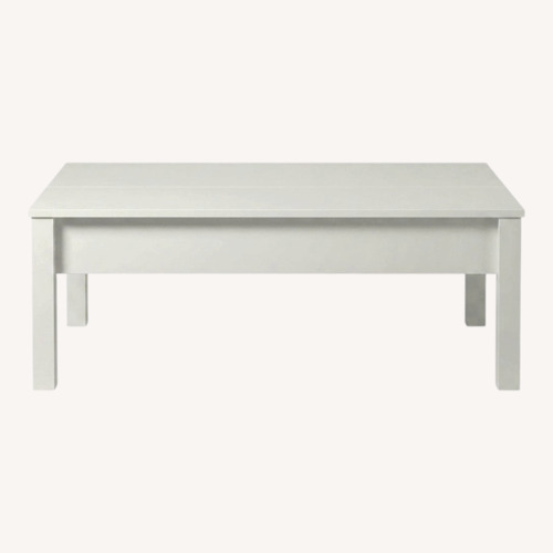 Used IKEA Trulstorp White Coffee Table for sale on AptDeco