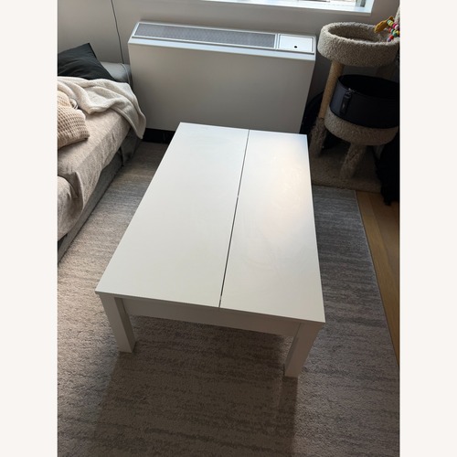 Used IKEA Trulstorp White Coffee Table for sale on AptDeco