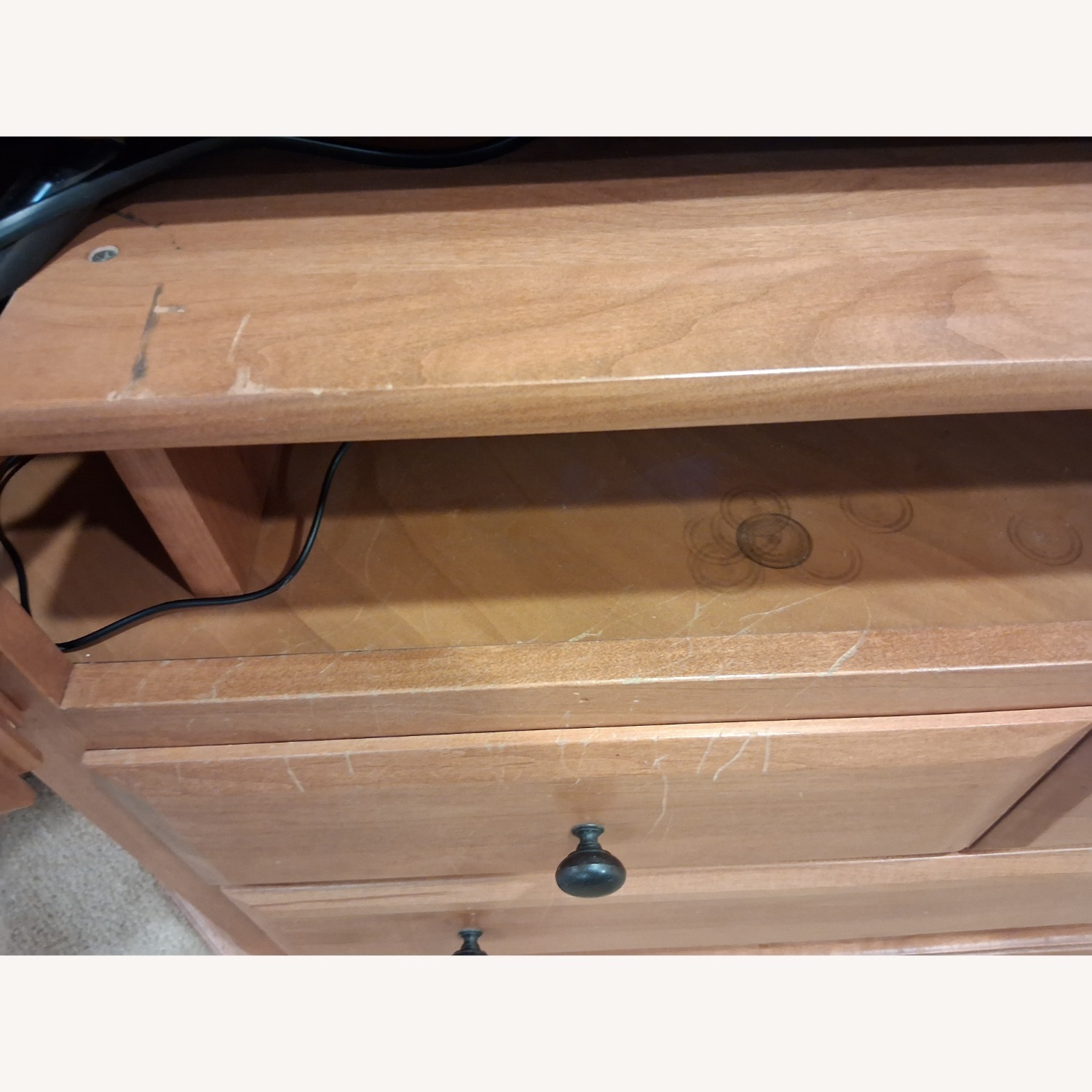 Mapleton Light Brown Wood Corner Unit - image-5