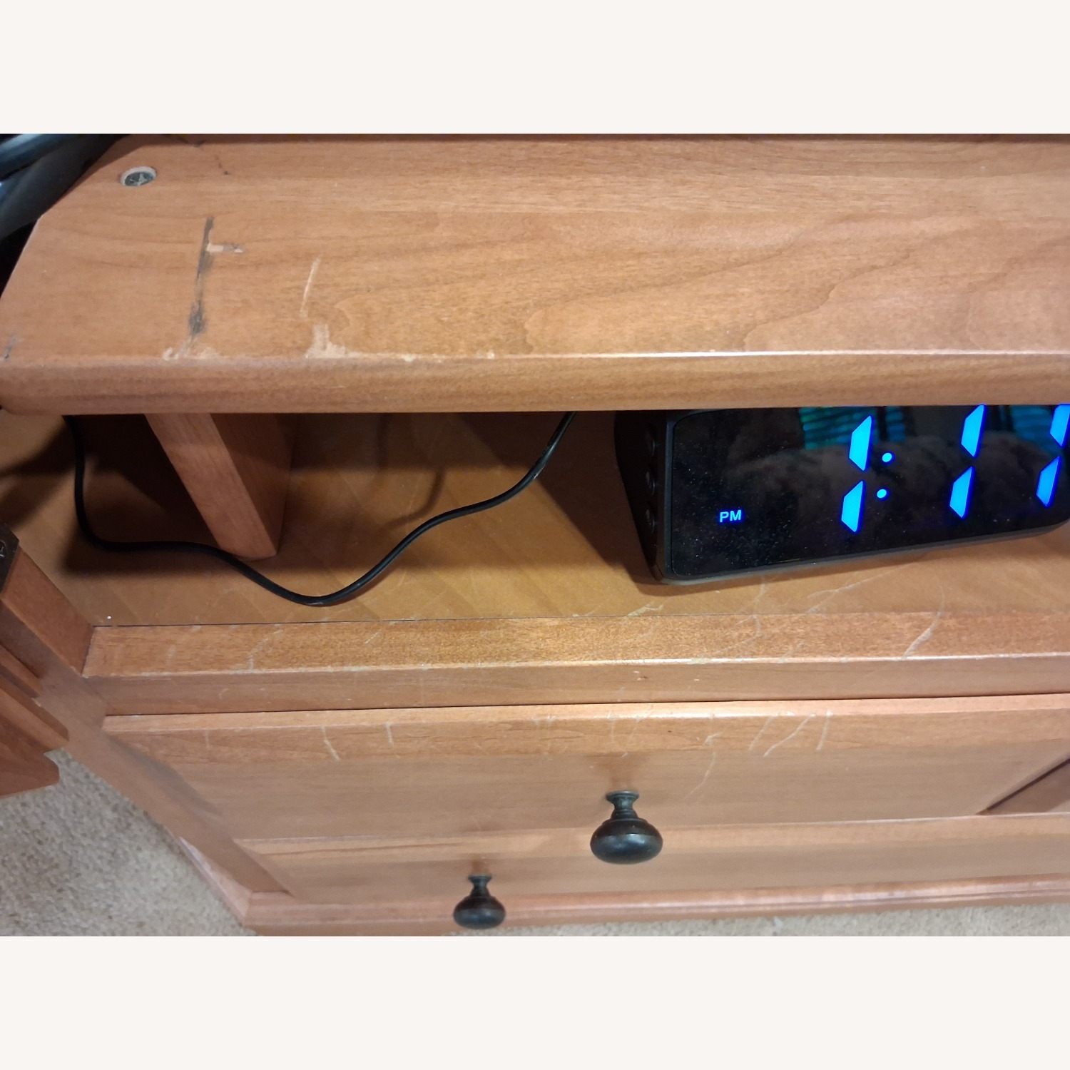 Mapleton Light Brown Wood Corner Unit - image-4