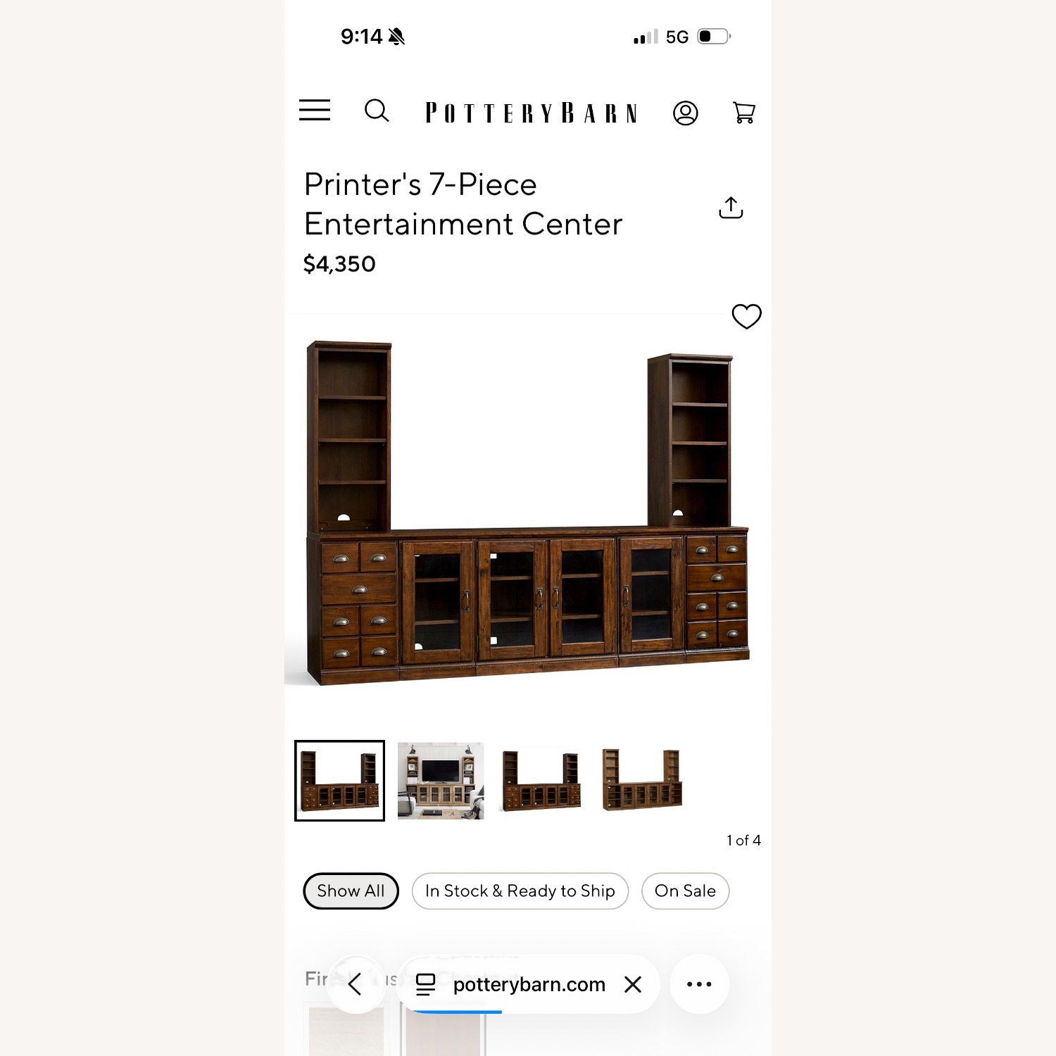 Pottery Barn Printer’s Media Storage - image-4