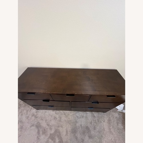 Used Macy’s Tribeca 7-drawer dresser in Espresso for sale on AptDeco