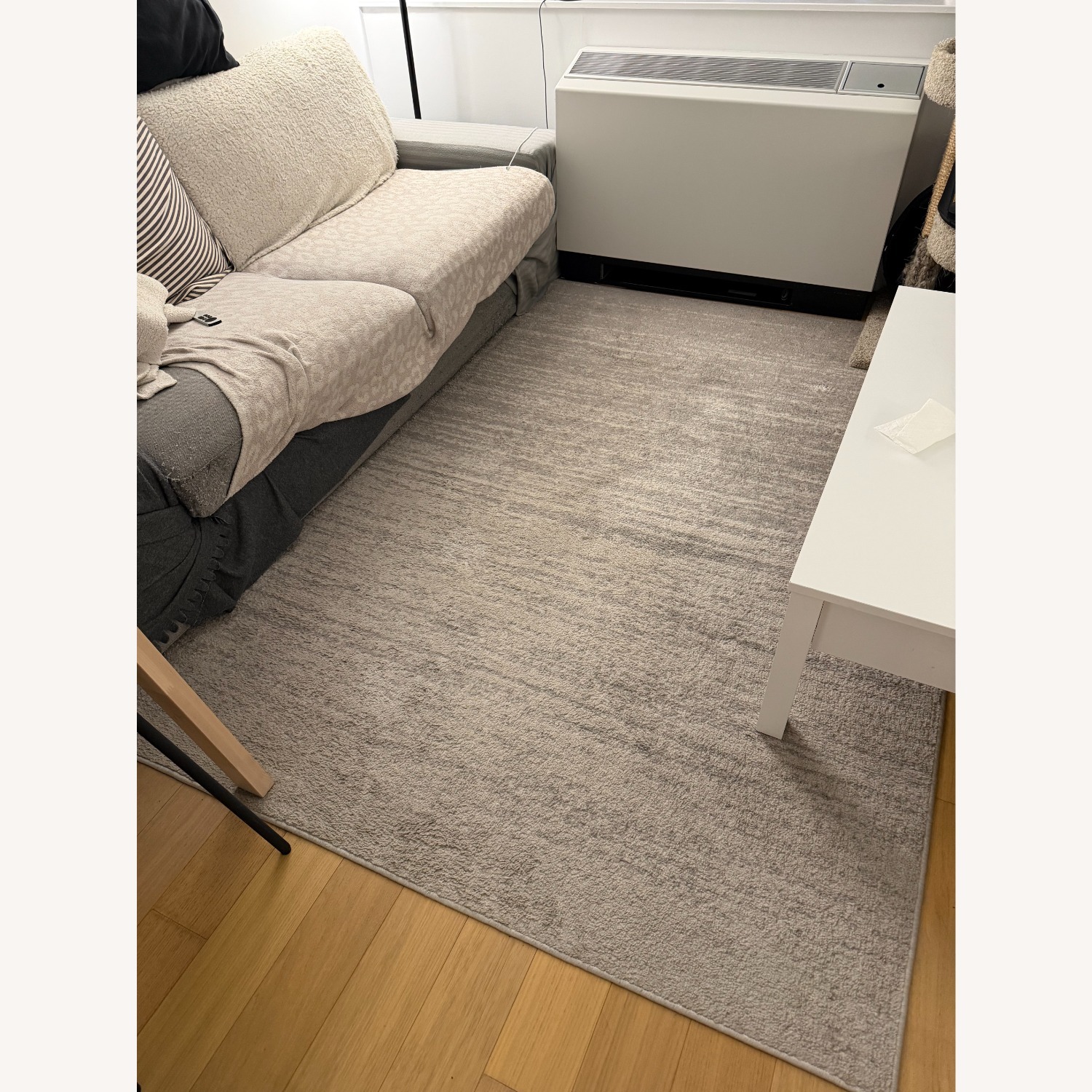 Wayfair Light Gray Boucle Area Rug 5.1' x 7.5' - image-2