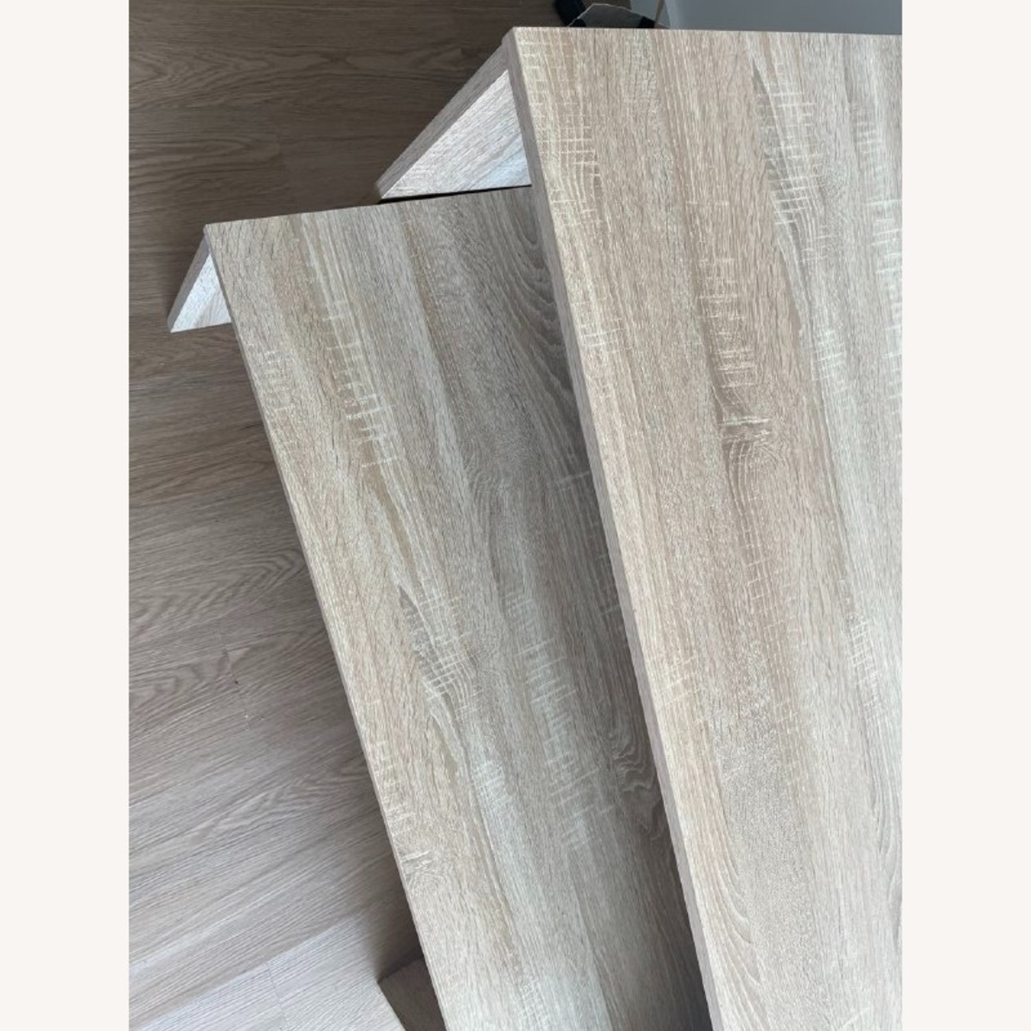Wooden Dining Table with 2 Benches - image-4